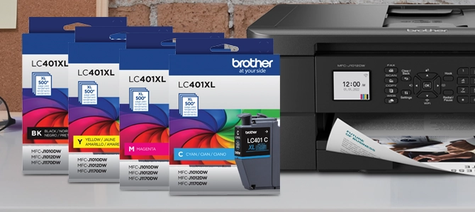 LC401XLCS - Built to work seamlessly with Brother printers